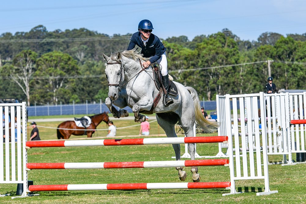Hayden Cheney in a horse